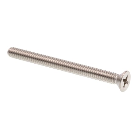Prime-Line 1/4"-20 x 3 in Phillips Flat Machine Screw, Plain 316 Stainless Steel, 25 PK 9002108
